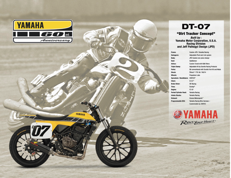 Illustration for article titled Yamaha Just Released This Amazing Dirt Tracker Concept Bike
